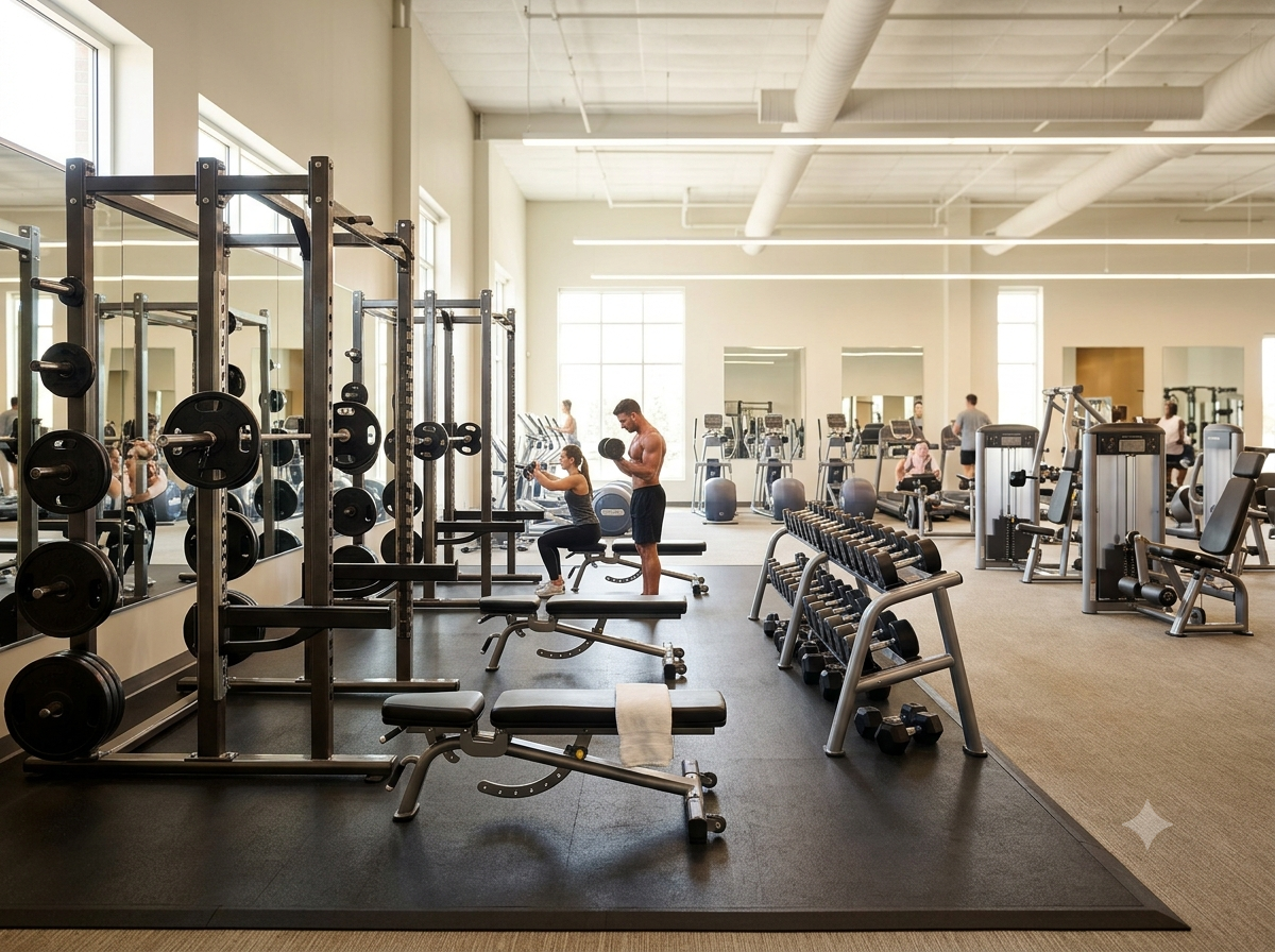 Pesos libres versus máquinas (en un gym)