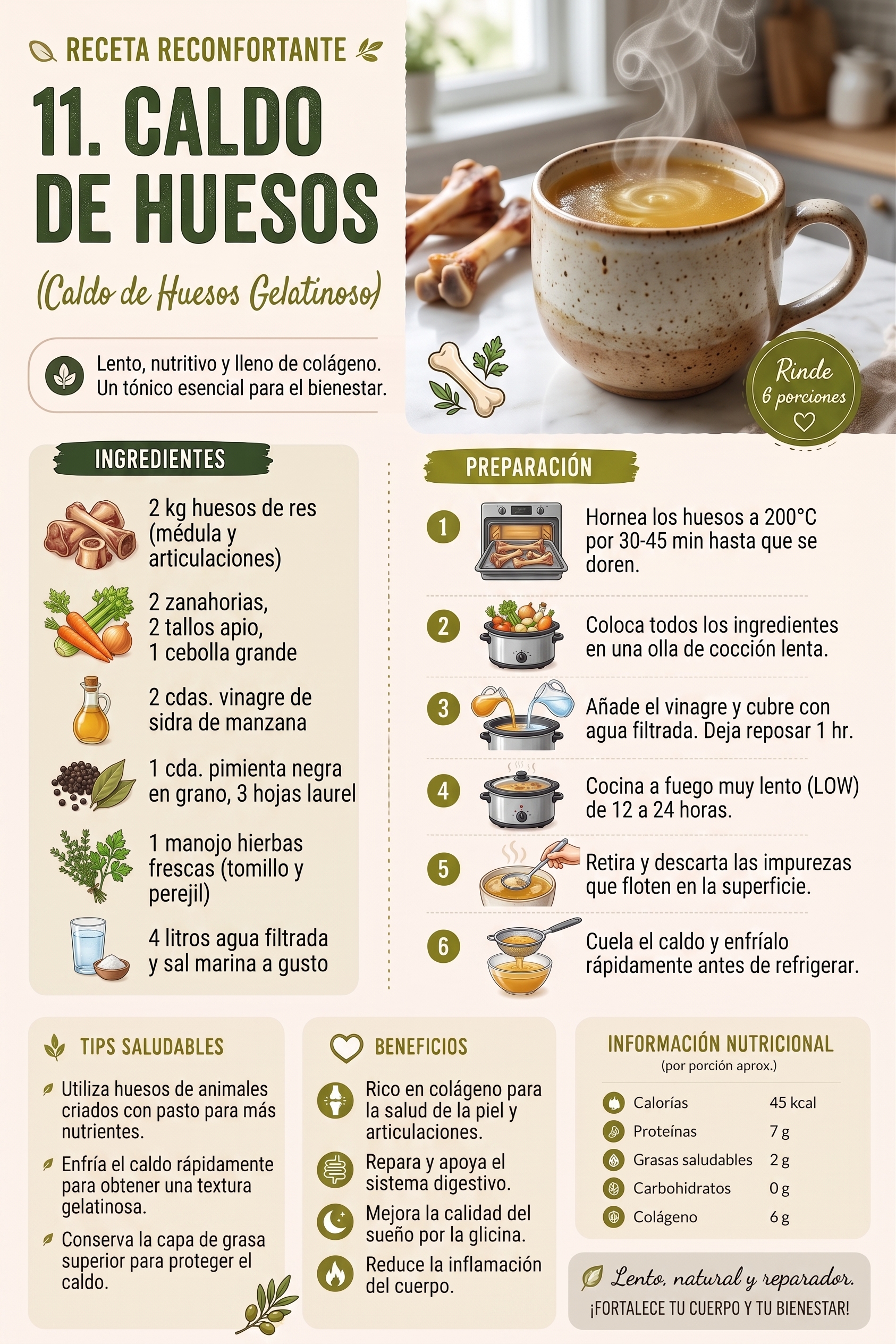 Caldo de huesos (bone broth)